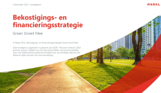 Omslag van het rapport Bekostigings- en financieringsstrategie