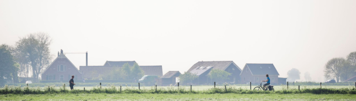 Fietsers in het Hollandsche IJsselgebied