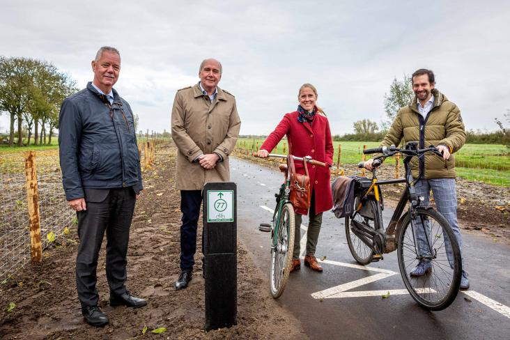 Op de foto, van links naar rechts: Johan van Everdingen, Kees Geldof, Lot van Hooijdonk en Arne Schaddelee. Foto: Rick Huisinga.