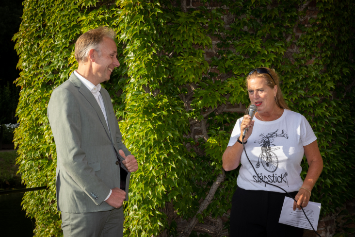 Martine Sluijs interviewt Huib van Essen