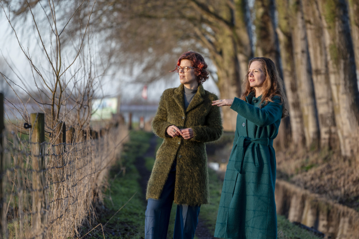 Hilde de Groot en Linda Voortman